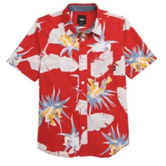 Vans Arachnofloria Button Down Hawaiian Shirt Size S - Picture 2 of 10